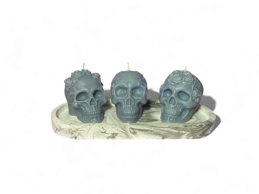 LS Design Candy Skull Style 150g Pillar Candles