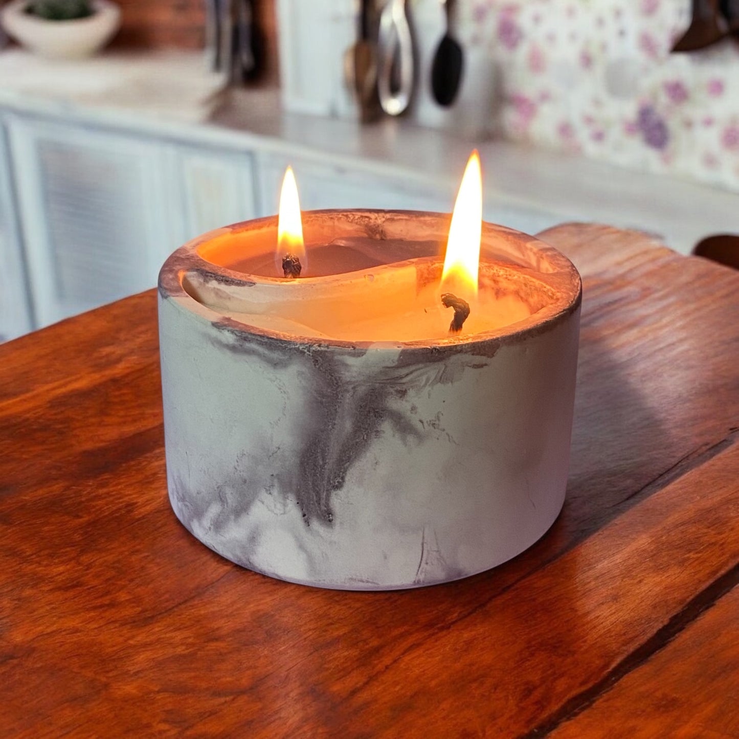 LS Design Yin Yang 200g Refillable Container Candle. Black, White Or Grey Marble £11.80 - £13.00