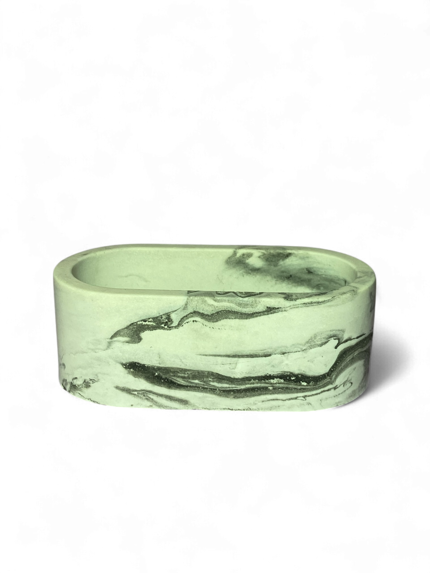 LS Design Mini Oval 50g Refillable Container Candle. Black, White Or Grey Marble £5.80 - £6.20