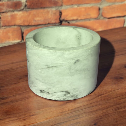 LS Design Contemporary Open 100g Refillable Container Candle. Black, White Or Grey Marble £6.70 - £7.50