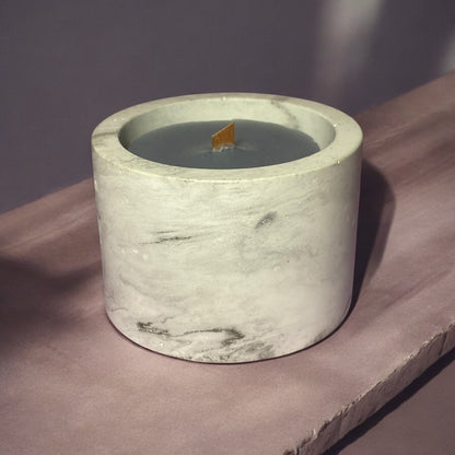 LS Design Contemporary Open 100g Refillable Container Candle. Black, White Or Grey Marble £6.70 - £7.50