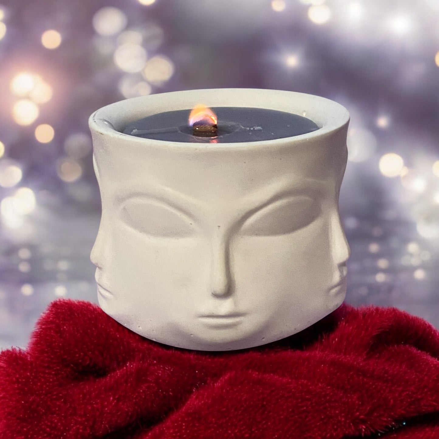 LS Design Abstract Faces Refillable 150g Container Candle £11.80 - £13.00