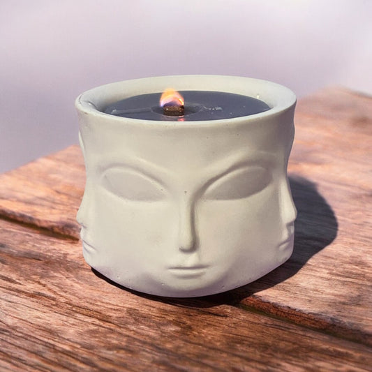 LS Design Abstract Faces Refillable 150g Container Candle £11.80 - £13.00