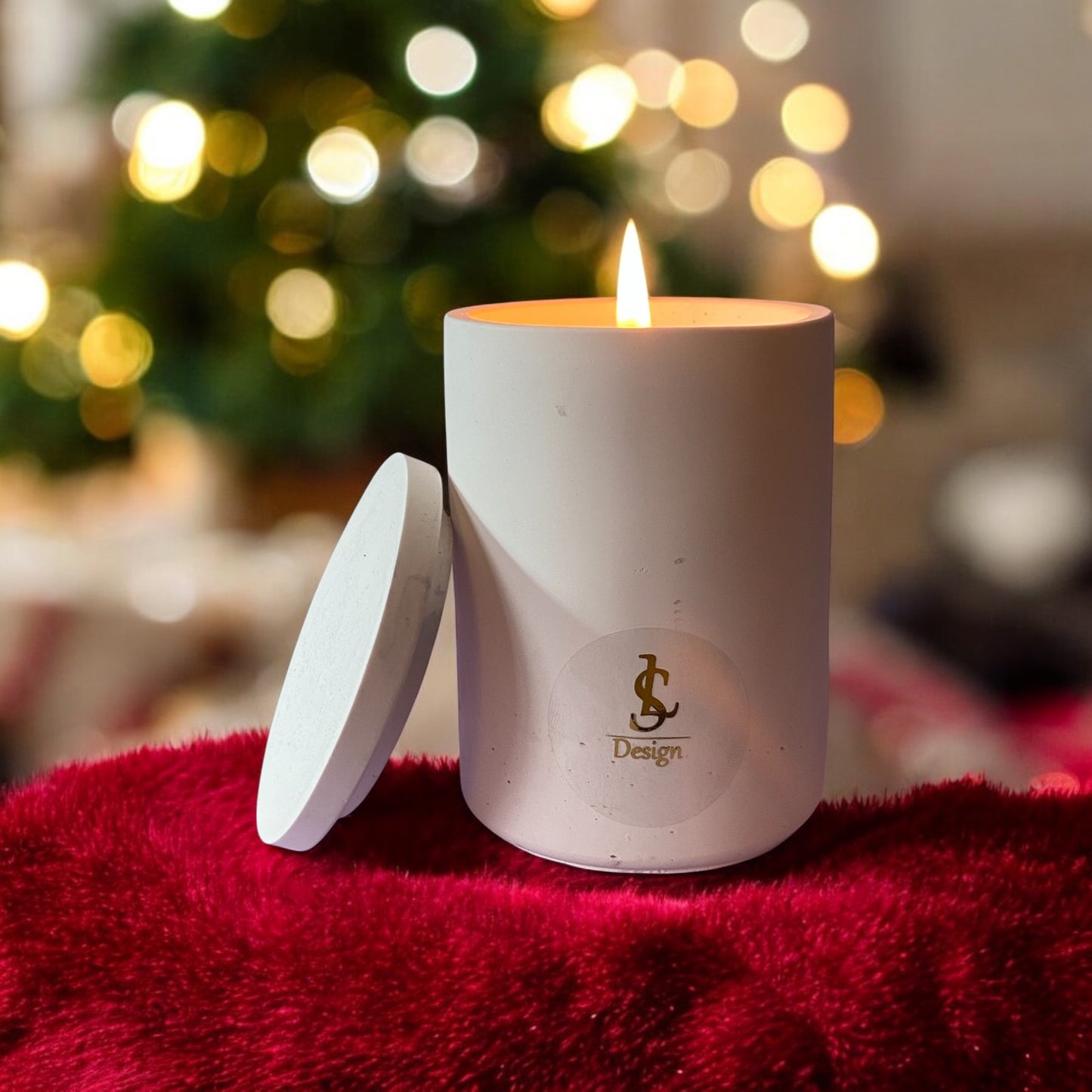LS Design Tall Classic 250g Refillable Container Candle. Black, White Or Grey Marble £15.30 - £17.80