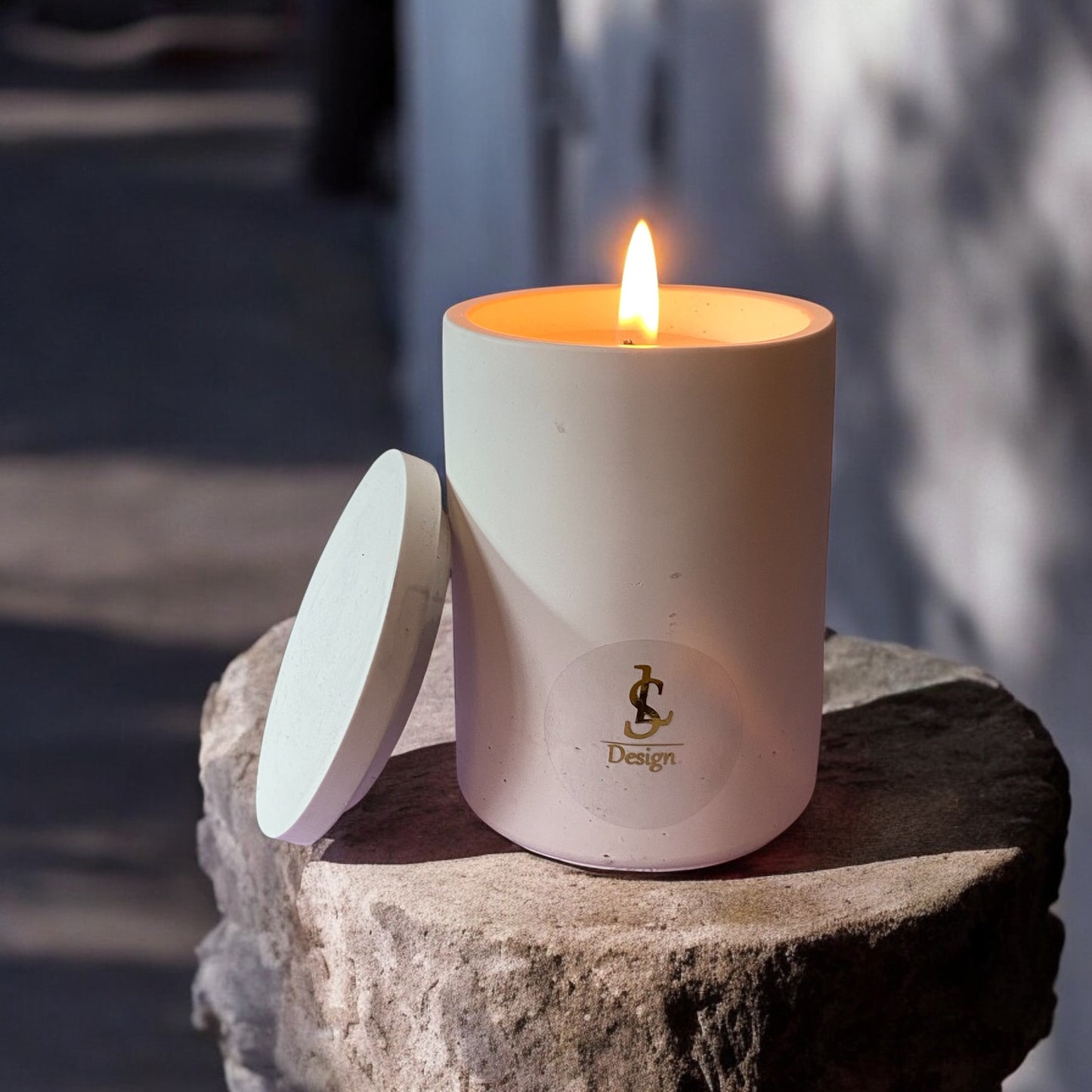 LS Design Tall Classic 250g Refillable Container Candle. Black, White Or Grey Marble £15.30 - £17.80