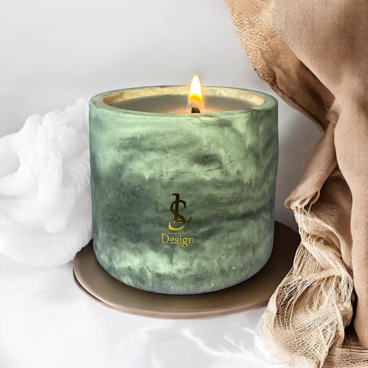 LS Design Signature 150g Refillable Container Candle. Black, White Or Grey Marble £13.60 - £14.80