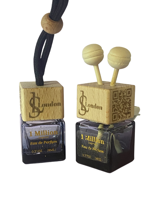 1 Million Inspired  Designer 8ml Hanging Or Clip on Car Diffuser