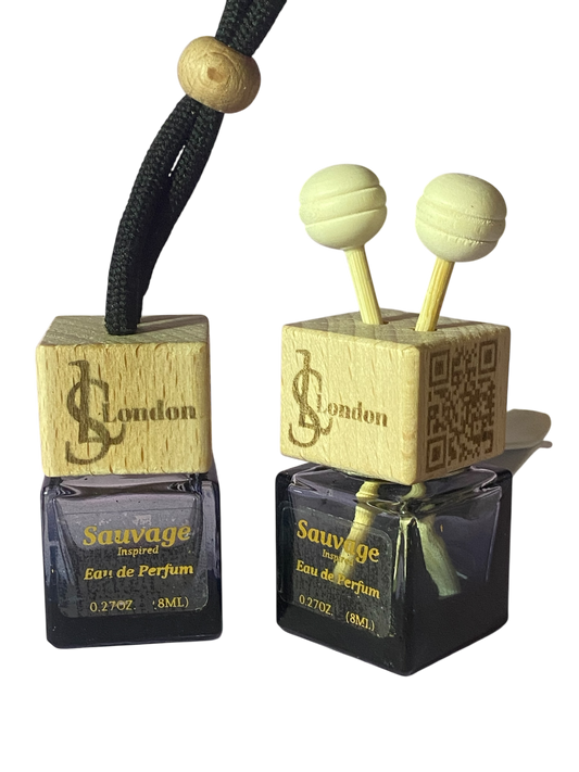 Sauvage Inspired Designer 8ml Hanging Or Clip on Car Diffuser