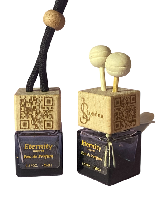 Eternity Inspired  Designer 8ml Hanging Or Clip on Car Diffuser