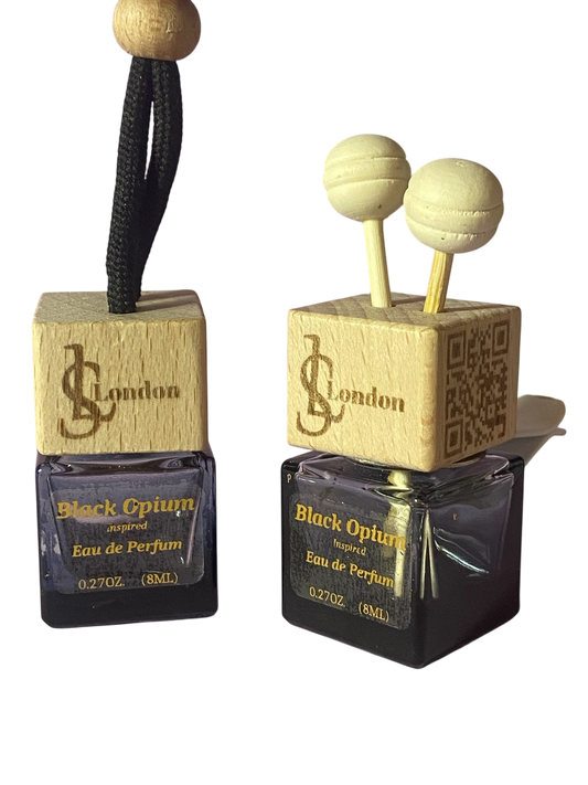 Black Opium Inspired Designer 8ml Hanging Or Clip on Car Diffuser
