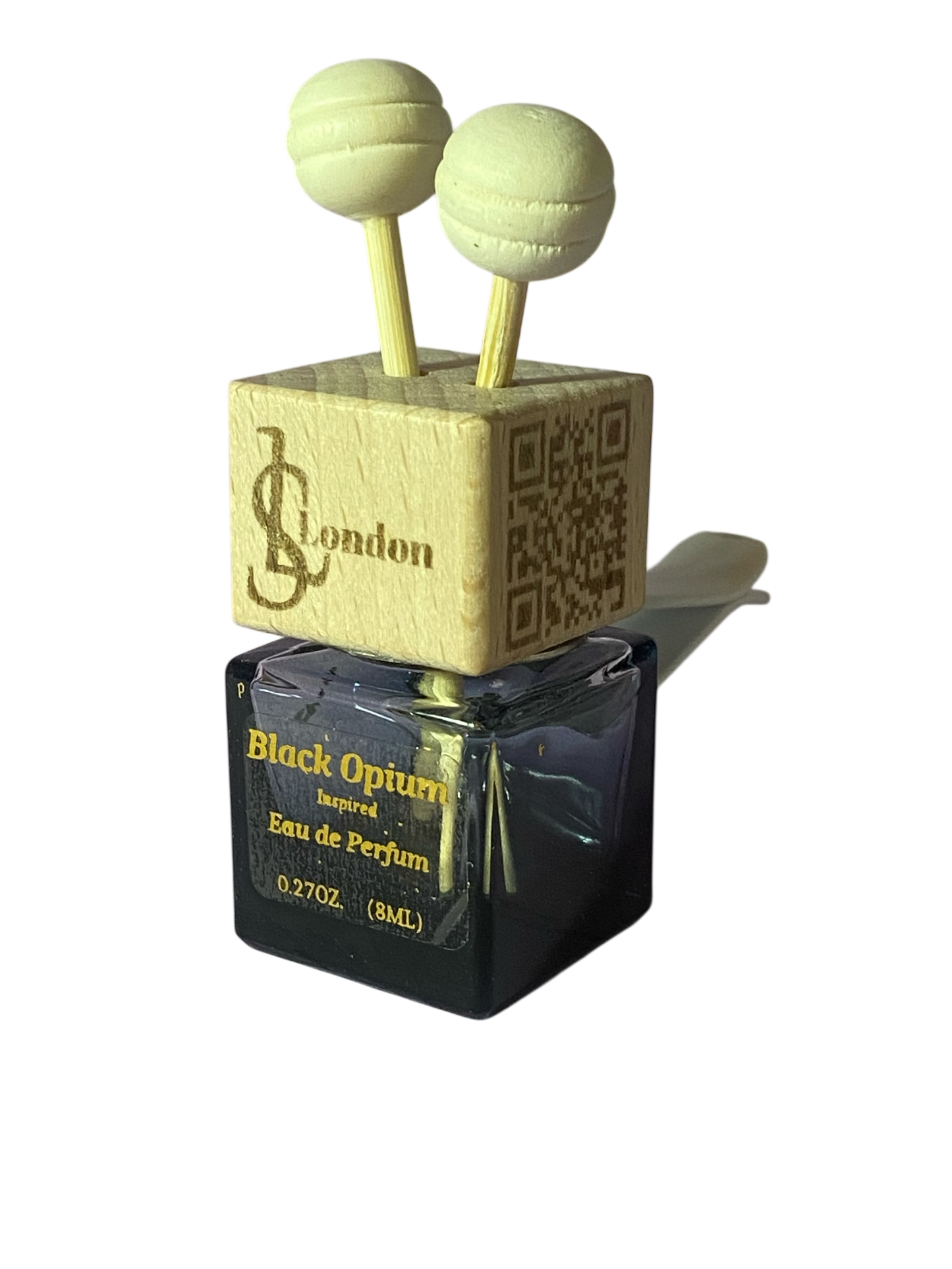 Black Opium Inspired Designer 8ml Hanging Or Clip on Car Diffuser