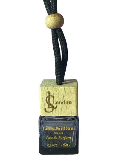 Lady Million Inspired  Designer 8ml Hanging Or Clip on Car Diffuser