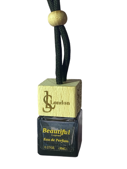 Beautiful Inspired  Designer 8ml Hanging Or Clip on Car Diffuser