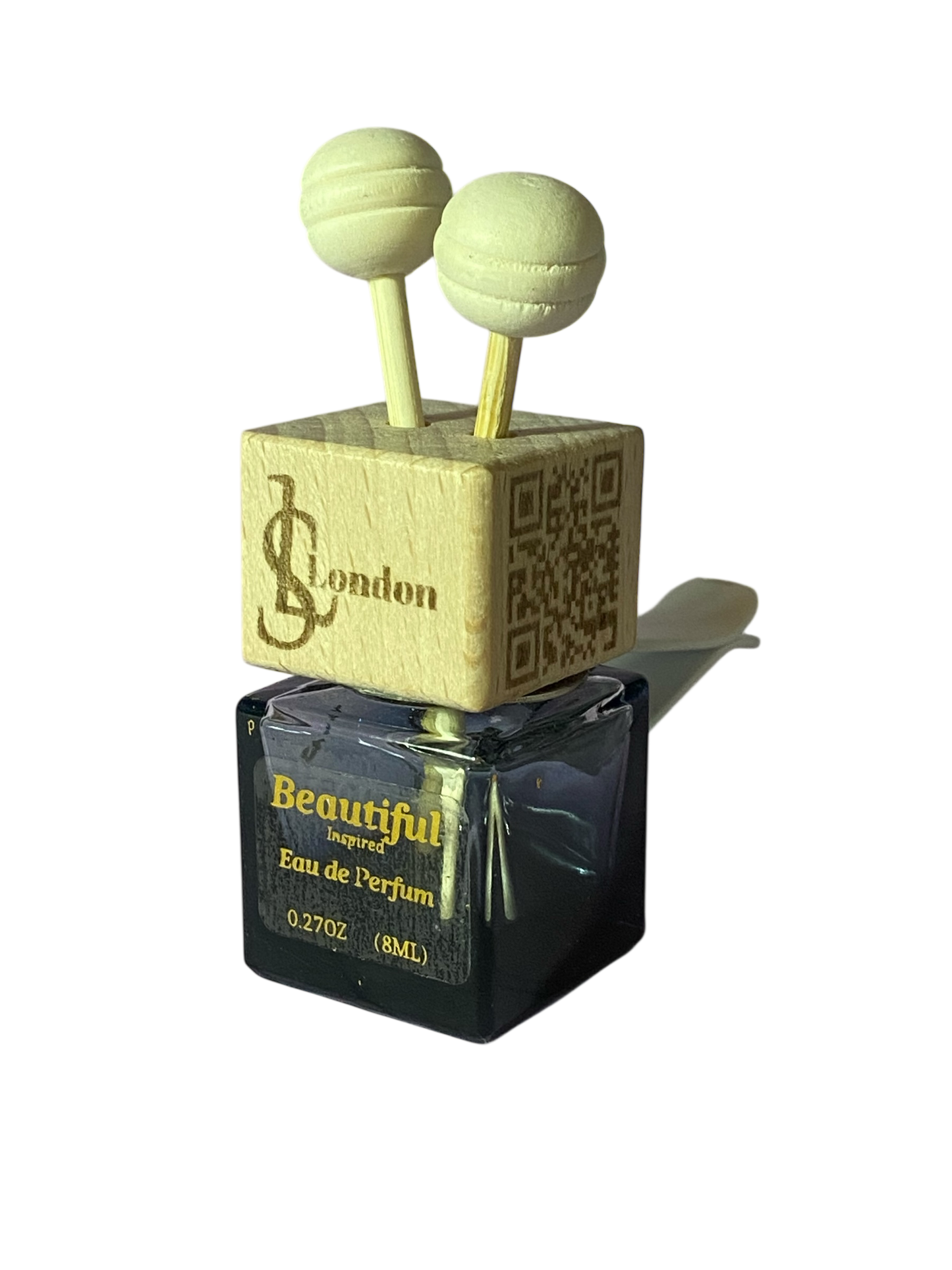 Beautiful Inspired  Designer 8ml Hanging Or Clip on Car Diffuser