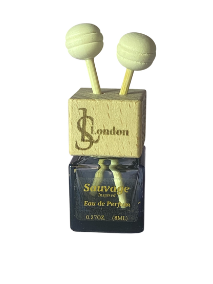 Sauvage Inspired Designer 8ml Hanging Or Clip on Car Diffuser