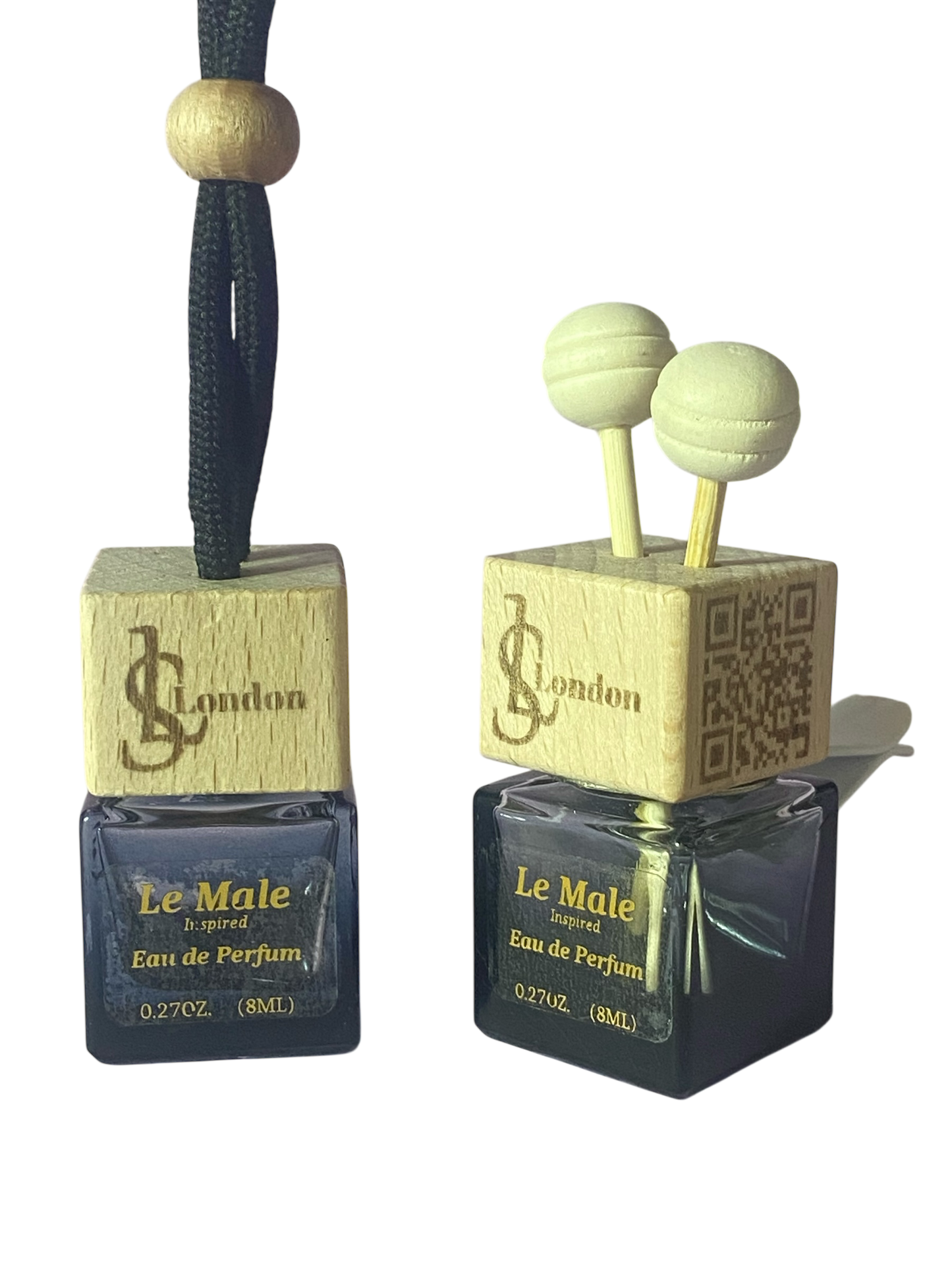 Male Designer 8ml Hanging Or Clip on Car Diffuser