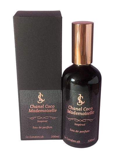 Ls London's Dupe designer perfume inspired by Chanel Coco Mademoiselle 100ml with box