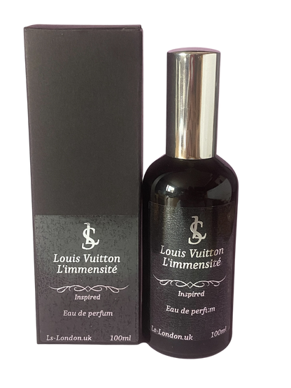 Ls London's Dupe designer perfume inspired by Louis Vuitton L'immensité  100ml with box