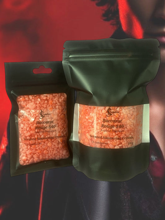 Baccarat Rouge 540 Inspired (Dupe), Scented Simmering Crystals (Sizzlers)