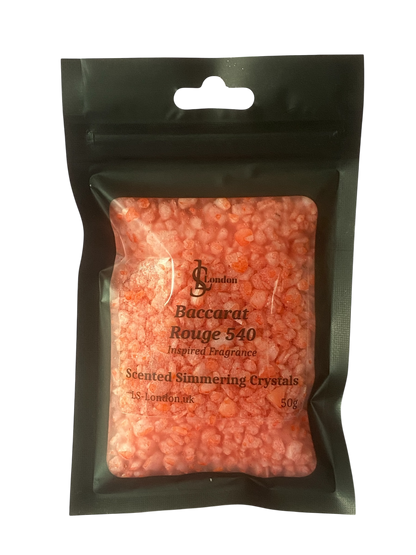 Baccarat Rouge 540 Inspired (Dupe), Scented Simmering Crystals (Sizzlers)