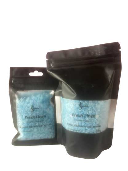 Fresh Linen, Scented Simmering Crystals (Sizzlers)