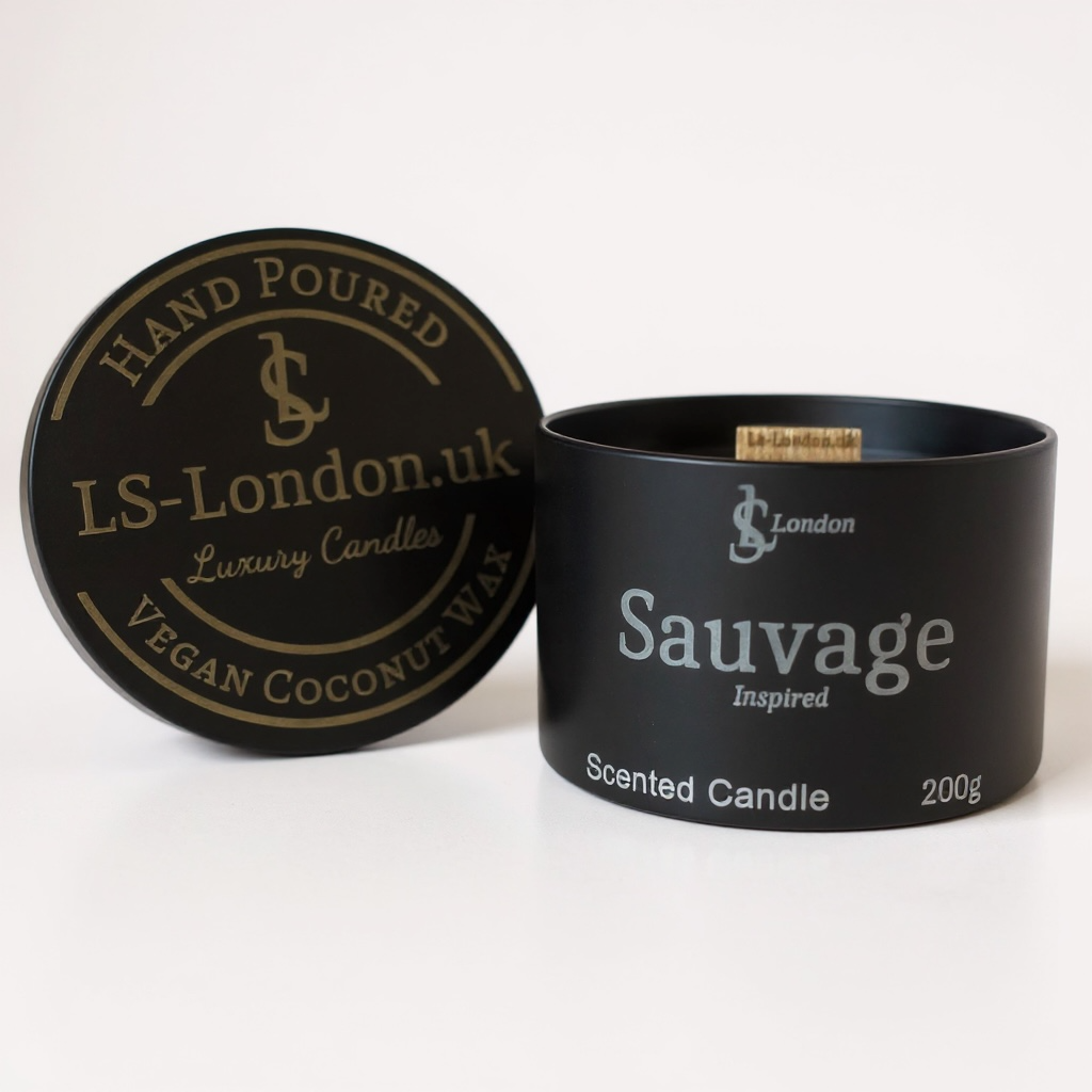 Sauvage Inspired Luxury Scented Candle Tin 200g