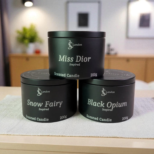 All Female Luxury Designer Inspired Scented Candle Tins 200g Quick Select