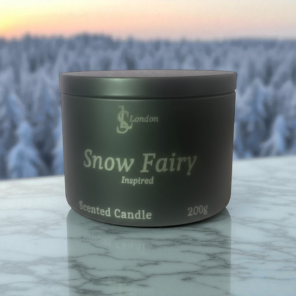 Snow Fairy Inspired Luxury Scented Candle Tin 200g
