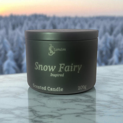 Snow Fairy Inspired Luxury Scented Candle Tin 200g