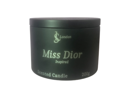 All Female Luxury Designer Inspired Scented Candle Tins 200g Quick Select
