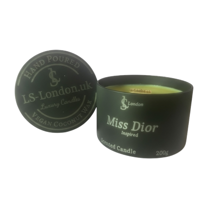All Female Luxury Designer Inspired Scented Candle Tins 200g Quick Select