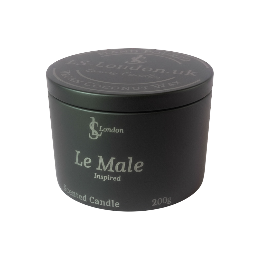 All Male Luxury Designer Inspired Scented Candle Tins 200g Quick Select