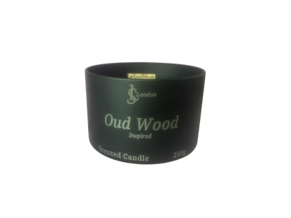 Oud Wood Luxury Scented Candle Tin 200g