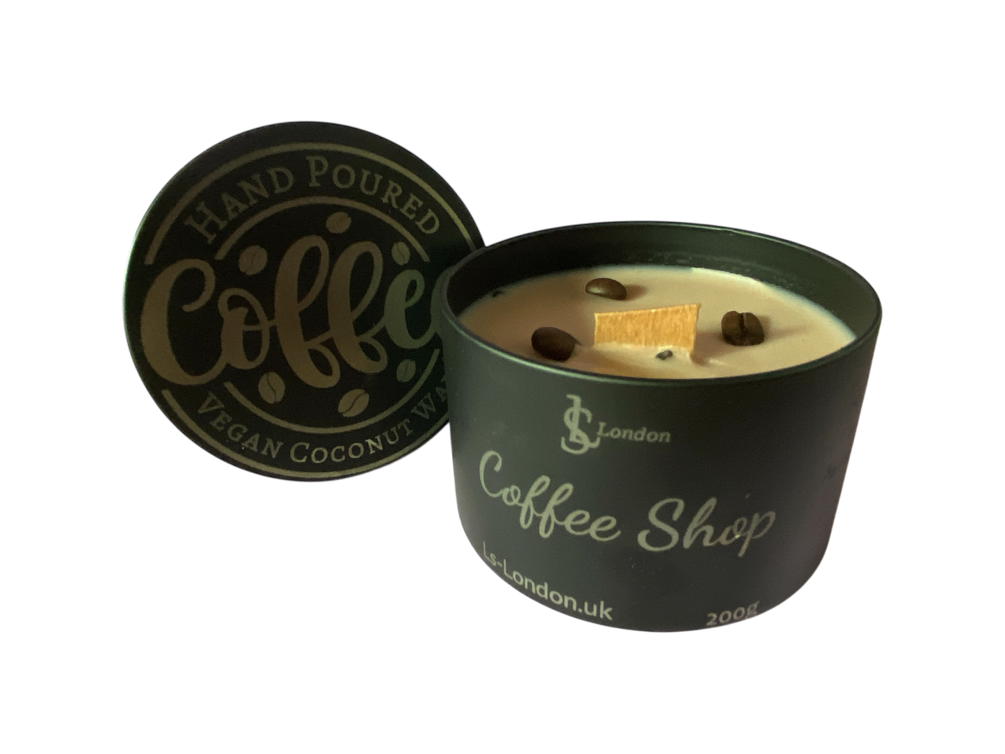 Coffee Shop Luxury Scented Candle Tin 200g