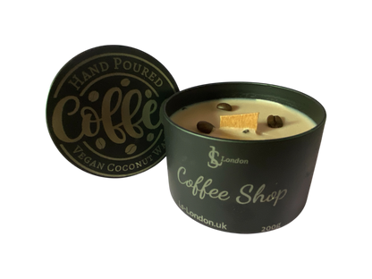 Coffee Shop Luxury Scented Candle Tin 200g