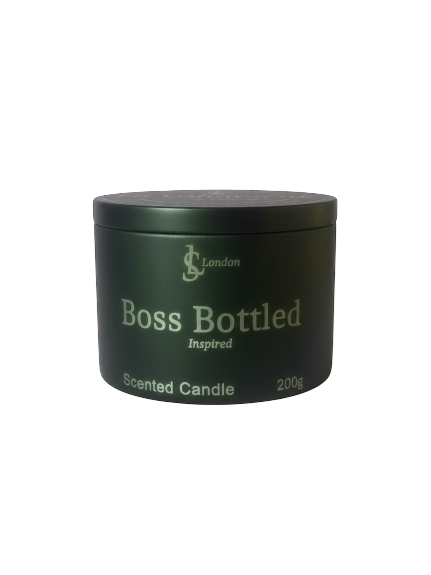 Boss Bottled Inspired Luxury Scented Candle Tin 200g