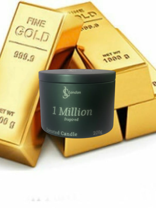 1 Million Inspired Luxury Scented Candle Tin 200g