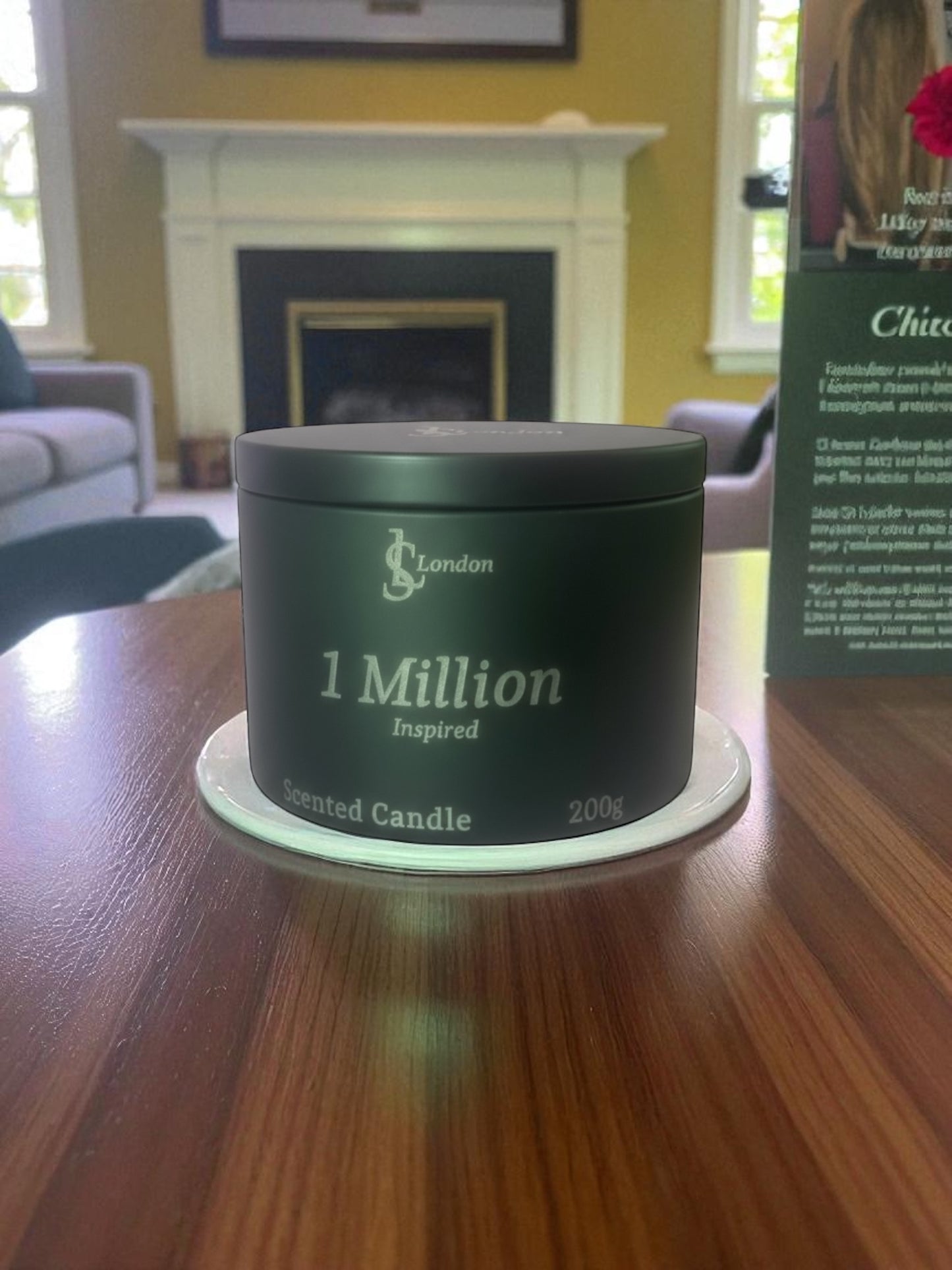 1 Million Inspired Luxury Scented Candle Tin 200g