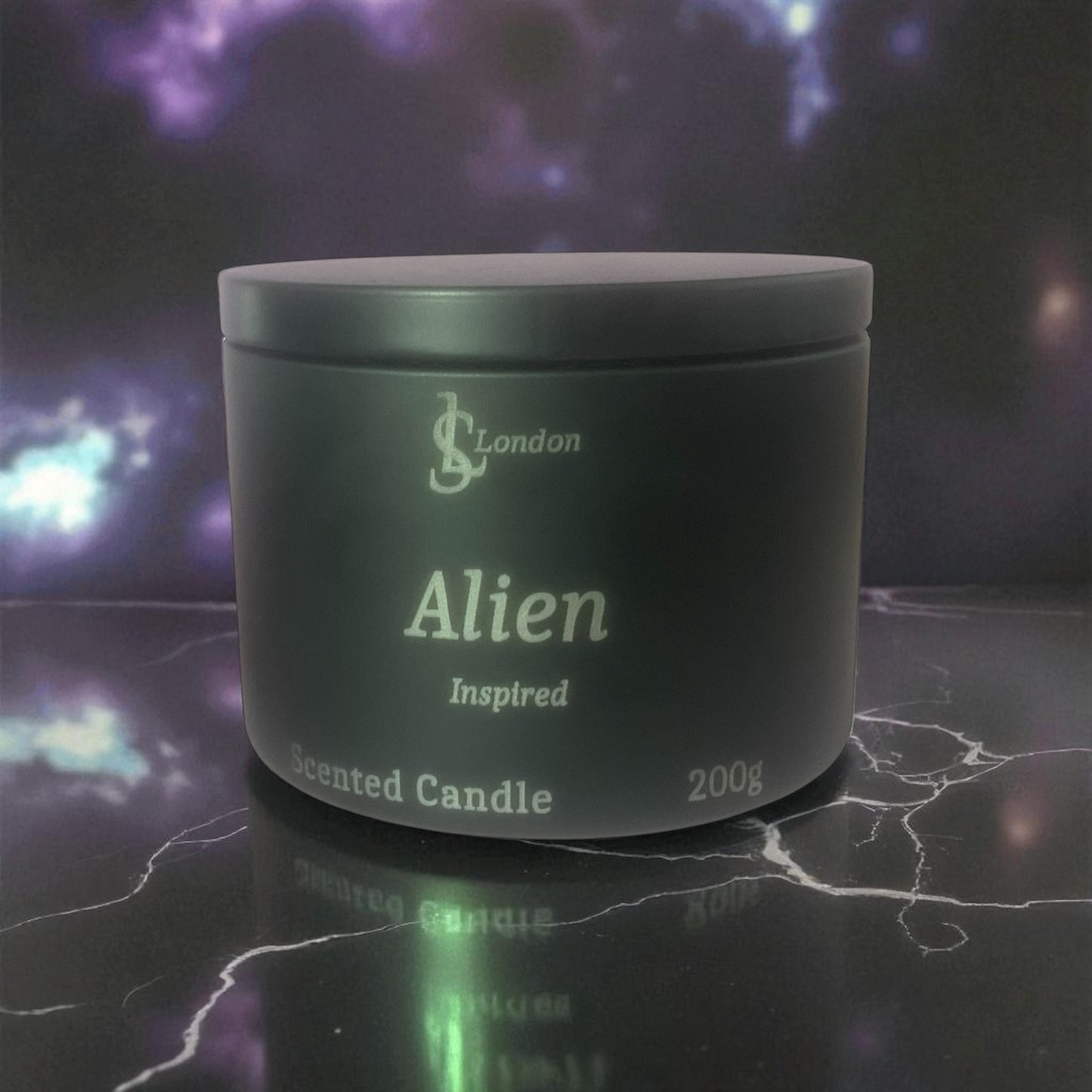Alien Inspired Luxury Scented Candle Tin 200g