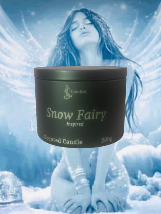 Snow Fairy Inspired Luxury Scented Candle Tin 200g