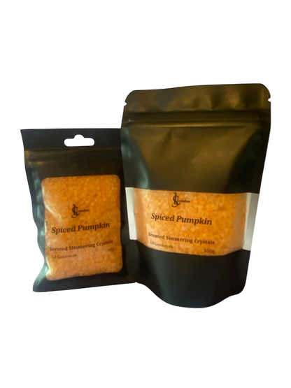 Spiced Pumpkin, Halloween Inspired Scented Simmering Crystals (Sizzlers)