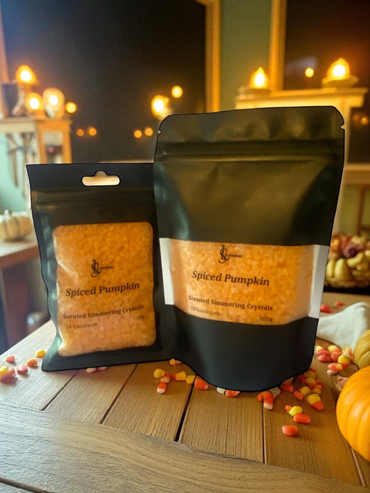 Spiced Pumpkin, Halloween Inspired Scented Simmering Crystals (Sizzlers)