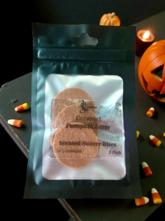 Caramel Pumpkin Latte Scented Vacuum Hoover Discs
