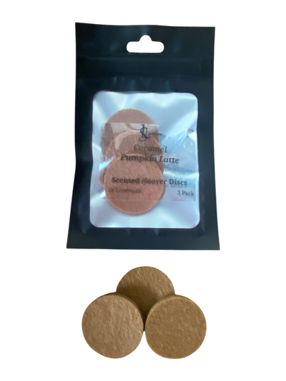 Caramel Pumpkin Latte Scented Vacuum Hoover Discs