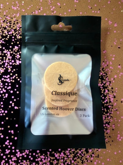 All Female Designer Inspired Scented Vacuum Hoover Discs ( Quick Select)