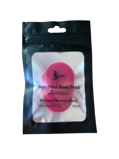 Tom Ford Rose Prick Inspired Scented Vacuum Hoover Discs