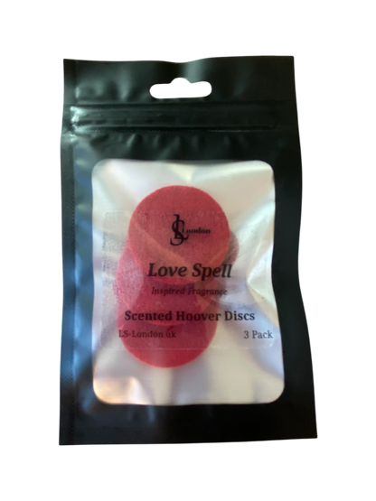 Love Spell Inspired Scented Vacuum Hoover Discs