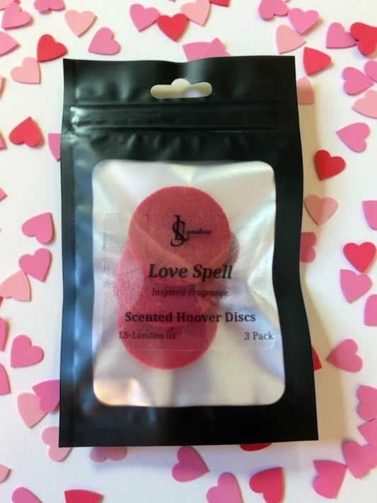 Love Spell Inspired Scented Vacuum Hoover Discs