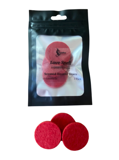 Love Spell Inspired Scented Vacuum Hoover Discs