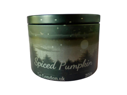 Spiced Pumpkin Scented Limited Edition Halloween Container Candle 200g